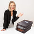 Leather Letter Tray, Office Supplies Desk Organizer for Mail, Paper, Files, Jewelry, Coffee