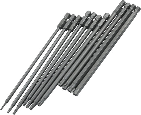 vibedor 11 Pcs Durable Torx Screwdriver Set, Security Tamper Proof Bit Set S2