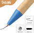 Epakh 150 Pcs Friendly Retractable Ballpoint Pens, Medium Point Black Ink Click Pens for Journaling Writing Office