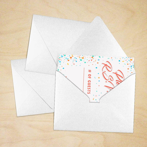 LUXPaper Crystal Metallic A2 Contour Flap Invitation Envelopes | 4 3/8" x 5 3/4" | 80lb Text | 50 Qty