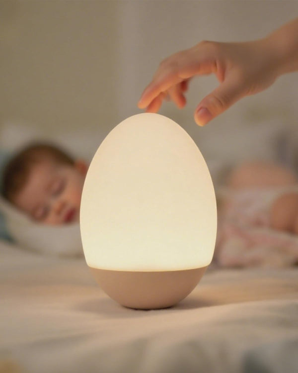 Egg Light for Nursery, 256 RGB Baby Night Light, Rechargeable Night Light
