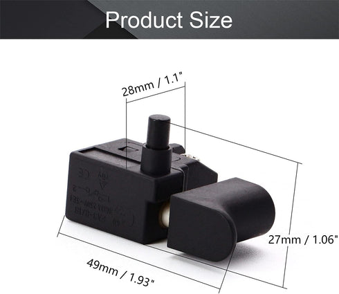 Fielect Electric Drill Hammer Trigger Switch for Bosch NO.17 4100 Series Electric Drill Hammer Tool