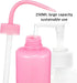 Wash Bottle 2Pcs 250ml Plastic Squeeze Bottle with Scale Labels for Medical Lab Supplies