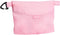pack all Water-resistant Material Zipper Pouch, Mesh Zipper Bags for Storage, Travel, Office (Pink, Small)