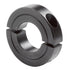 H2C-125 Black Oxide Finish Steel Shaft Collar, Two Piece, 1-1/4" ID, 2-1/4" OD, 1/2" Width