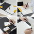 LHiDS Creative Magnetic Business Portfolio - A4 Padfolio Organizer with Clipboard, Card Holder, Grey