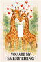 HTSAHKV Romantic Giraffe Couple Wall Plate Light Switch Cover Single Gang Outlet Faceplate