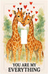 HTSAHKV Romantic Giraffe Couple Wall Plate Light Switch Cover Single Gang Outlet Faceplate