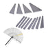 Precision Angle Block Set - 12Pcs Machinist Tools with 1/4, 1/2, 1, 2, 3, 4, 5, 10, 15, 20, 25, 30 Degree Gauges