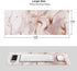 Rose Gold Marble Mouse Pad for Women and Girls Gaming XL Large Mousepad Cute Desk Mat Long Extended Big Keyboard Pads Table Accessories for Gaming and Office 31.5 X 11.8 Inch by Echoserein