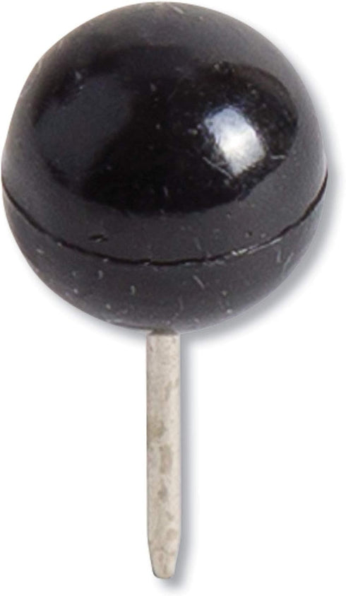 U Brands Sphere Push Pins, Black, White and Gold, 200-Count by U Brands
