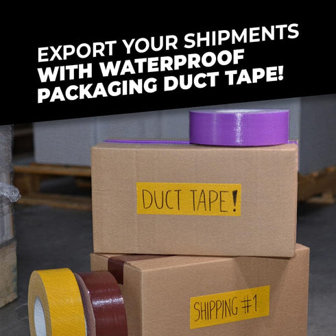 WOD DTC10 Advanced Strength Industrial Grade Tan (Beige) Duct Tape, 4 inch x 60 ft, Waterproof, UV Resistant for Crafts