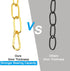 6 PATIKIL Feet Gold Finish Lighting Hanging Chain, Metal Looping Chain for Hanging Plant Pendant Chandelier Light