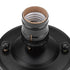 2pcs E26/E27 Vintage Industrial Ceiling Light Socket, Metal Close to Ceiling Fixture Base with Screw Terminal, DIY