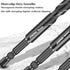 Black 6mm 10PC Masonry Drill Bit Set, 1/4” Concrete Drill Bit Set, Industrial Carbide Tip YG6X, Hex Shank