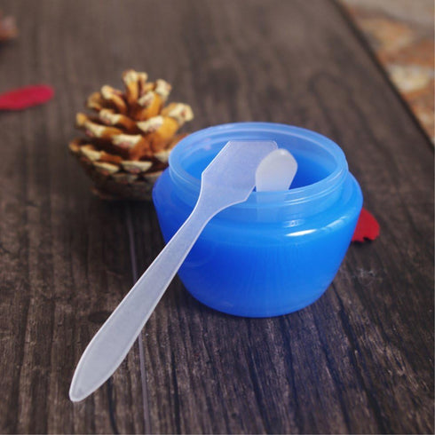 yueton 2 Sets of 5 Different Refillable Tools, Funnel/Measuring Cup/Transfer Pipettes/Mask Spatula/Cosmetic Scoop