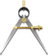 Aienxn Adjustable Edge Creaser Wing Divider - DIY Leather Divider Compass Drawing Tool for Woodworking & Metalworking