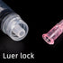 100 Pack 3ml Plastic Luer Lock Syringe with 18Gauge and Cap, Individually Sealed for Scientific Labs, Measuring Liquid