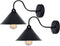 BRIGTTESS Black Wall Sconces,Industrial Wall Sconce Lights, Farmhouse Wall Light Fixtures, E26