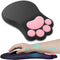 L-SPOUTTO Ergonomic Mouse Pad with Wrist Rest,Cute Cat Paw Mousepad Wrist Support,Comfortable Massage