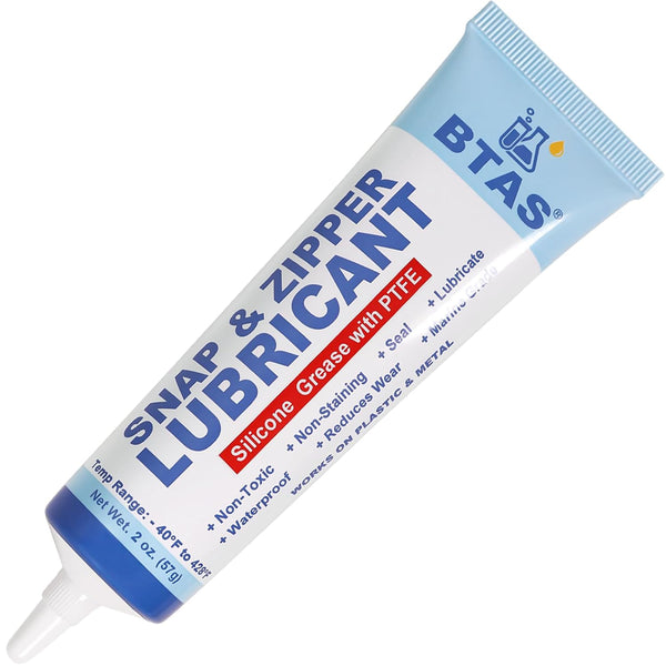 BTAS Zipper Lubricant for Plastic and Metal, Zipper Ease Lube Silicone Grease