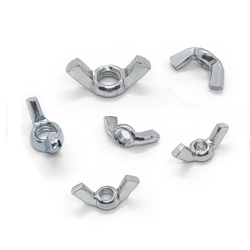 175 PCS Wing Nuts Fasteners, Butterfly Wing Nuts SAE Steel Wing Nut Assortment Kit from #6 to 3/8’’