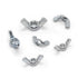 175 PCS Wing Nuts Fasteners, Butterfly Wing Nuts SAE Steel Wing Nut Assortment Kit from #6 to 3/8’’