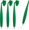 Glenmal 3 Pcs Funny Magnetic Pens, Wiggle Heart Pens for Fridge and Magnetic Surfaces, Office School Supplies (Green)