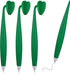 Glenmal 3 Pcs Funny Magnetic Pens, Wiggle Heart Pens for Fridge and Magnetic Surfaces, Office School Supplies (Green)