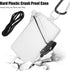 Transparent Clear Waterproof ID Card Badge Holder Case, Vertical Holders with Lanyard and Keychain for Office Supplies