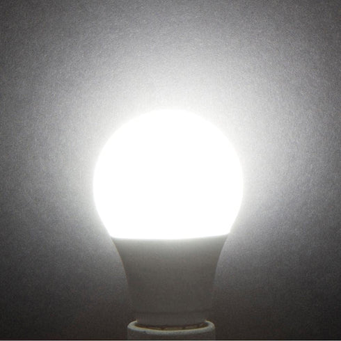 Bulbs (2 Pack) A19 6W 40W E26 5000K Simba Lighting LED Outdoor Light with Photocell Sensor Dusk to Dawn Smart Auto On