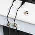 BOHUIZ 3 Pcs Cable Anchors for Desk, Adhesive Adjustable Cord Holder Cable Clips Premium Aluminum Cord Organizers