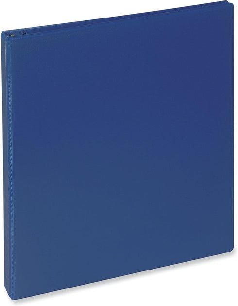 Universal Slant D-Ring View Binder, 1" Capacity, 11 x 8.5, Navy Blue