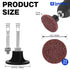 Linkiblock 25Pcs 3 inch Medium Abrasive Nylon Surface Conditioning Quick Change Sanding Discs R-Type with Adapter