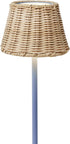 Artisanal Rattan Lamp Shade with Straight Edge Design
