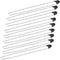 10Pcs MF52 NTC Thermistor, 5K-B3950-L30 Negative Temperature Coefficient Sensors, Black Head
