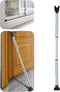 2-in-1 Door Security Bar & Sliding Patio Door Stopper Security Jammer Bar