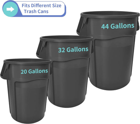 MOLIGOU 12 20-44 Pockets Trash Can Caddy Bag, Garbage Bin Caddy Organizer for Cleaning Tools and Supplies, Fits Gallon