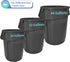 MOLIGOU 12 20-44 Pockets Trash Can Caddy Bag, Garbage Bin Caddy Organizer for Cleaning Tools and Supplies, Fits Gallon