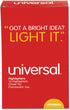 Universal Pocket Highlighters, Dozen, Fluorescent Pink Ink, Chisel Tip, Pink Barrel