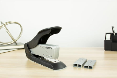 Bostitch Office inHANCE Heavy Duty Stapler - 65-Sheet Capacity, Black/Silver
