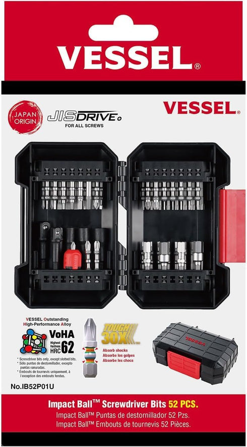 52PCS SET IMPACT BALL Torsion Bit