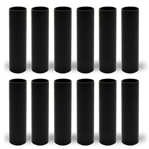GooChan 2 3 4 6 7 Inch Black Plastic Candle Cover Sleeves,Chandelier Socket