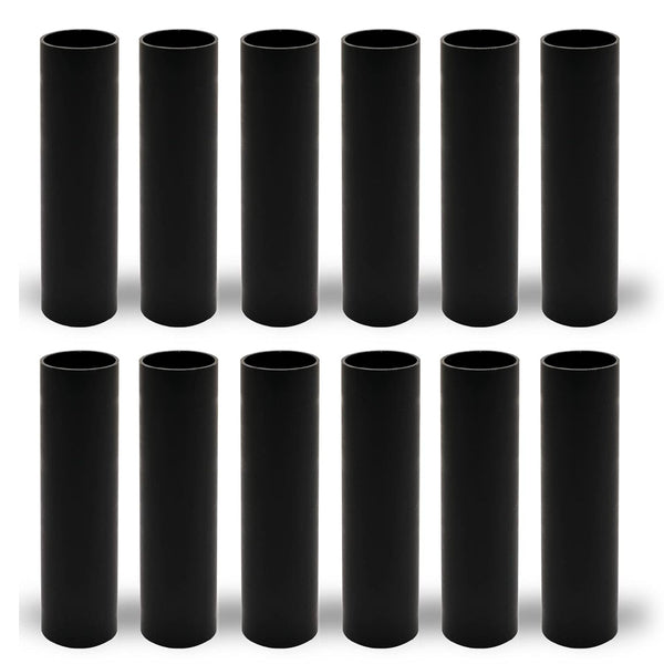 GooChan 2 3 4 6 7 Inch Black Plastic Candle Cover Sleeves,Chandelier Socket