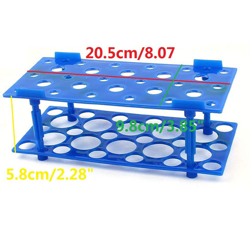 28-Well Plastic Centrifuge Tube Rack Detachable Tub Racks Used for 10ml, 15ml,50ml Centrifuge Tube