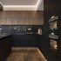 Yasinet Peel and Stick Wallpaper, Black Waterproof Self Adhesive Removable Wall Paper for Bedroom, Countertop, Vinyl