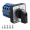Baomain Rotary Cam Changeover Switch LW28-20/0123.3, 660V 20A, 12 Terminals, 4 Positions