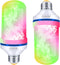 LED Flame Effect Fire Light Bulbs, 2 Pack, Flickering Fire Simulated Lamps, E26 Base Energy Efficient for
