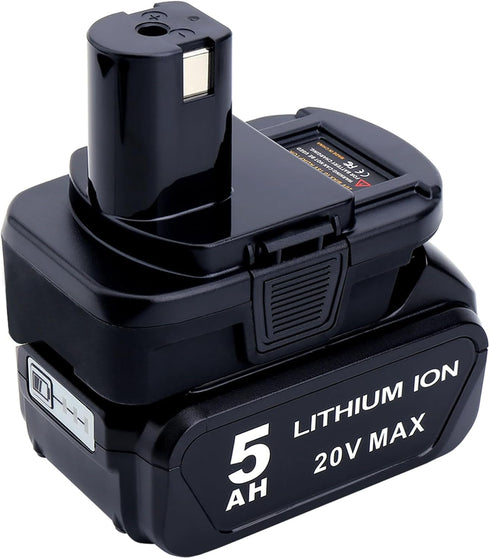 Lasica Adapter Compatible with DeWalt 20V Battery & Milwaukee M18 Battery for Ryobi 18-Volt ONE+ Cordless Tools
