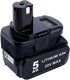 Lasica Adapter Compatible with DeWalt 20V Battery & Milwaukee M18 Battery for Ryobi 18-Volt ONE+ Cordless Tools